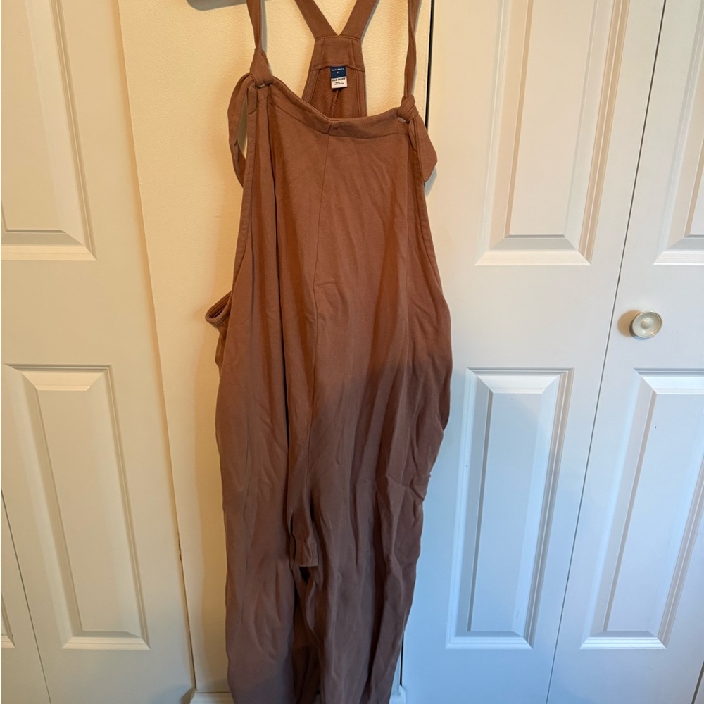 Old Navy Tan Maternity Overalls